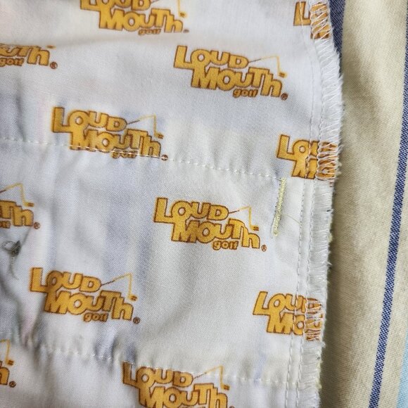 SOLD OUT Loudmouth Pants Mens Size 40x31 Multi Striped Golf Pants Straight Leg - Picture 9 of 9